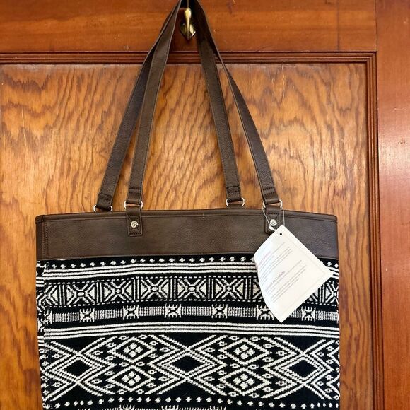 Thirty One Black Aztec Bag - Picture 2 of 4
